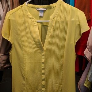 Yellow blouse
